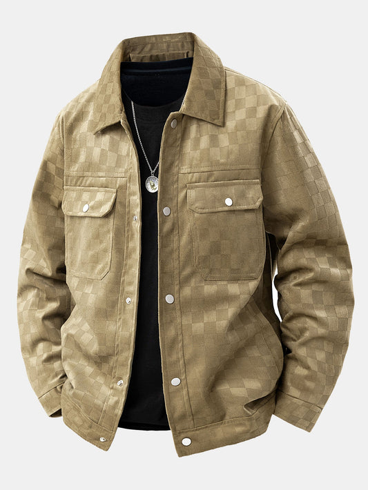 Tiled Suede Street Jacket