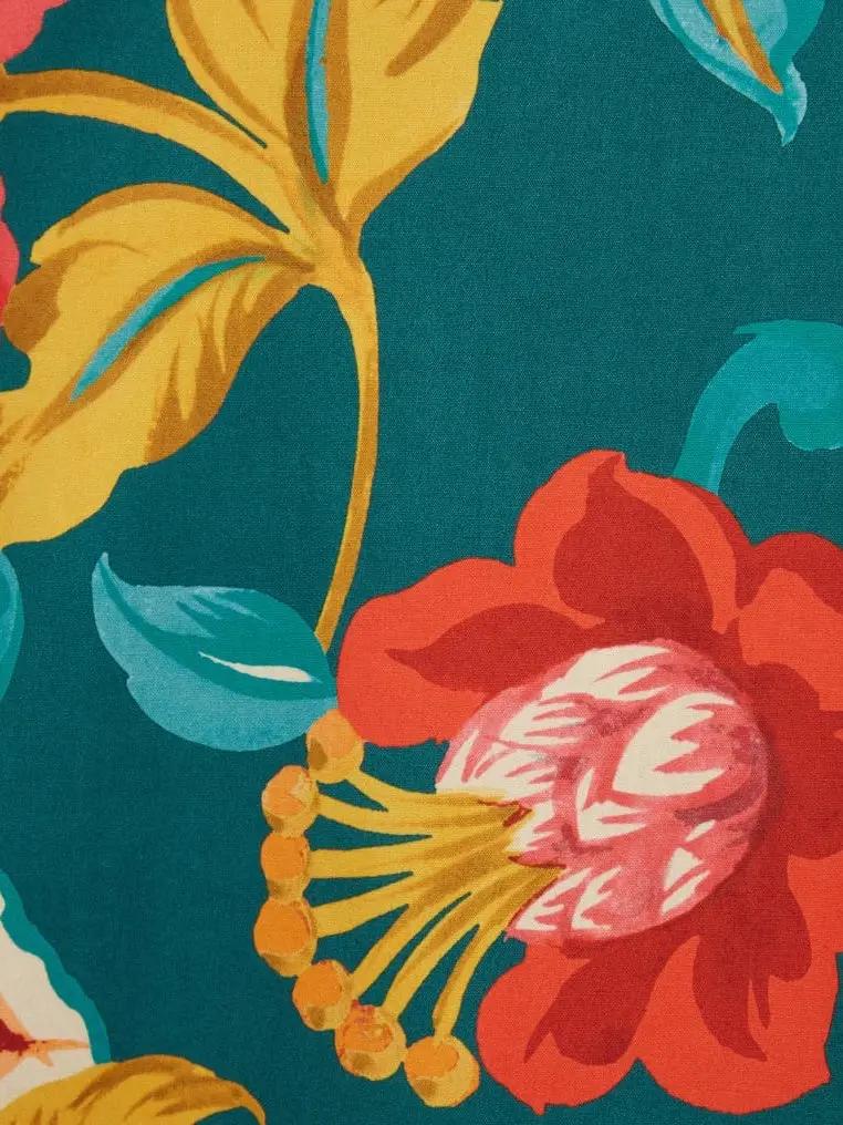 Grace Unique Flora Print Mini Dress Olympus London