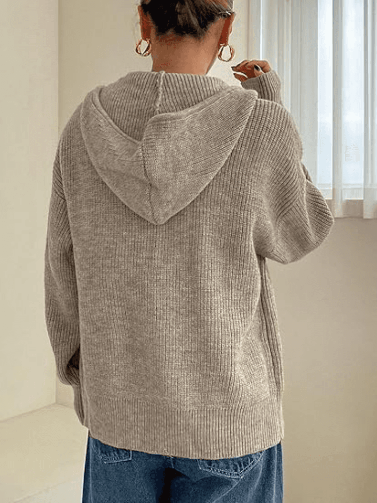 Warmth & Whispers Autumn Cardigan Hoodie