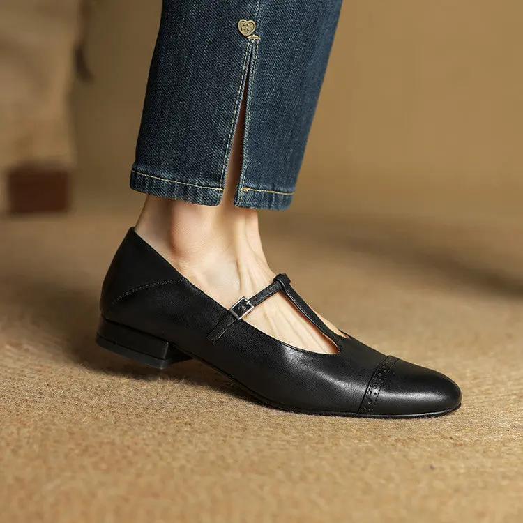 Graneth Genuine Leather Flats RileyRiver