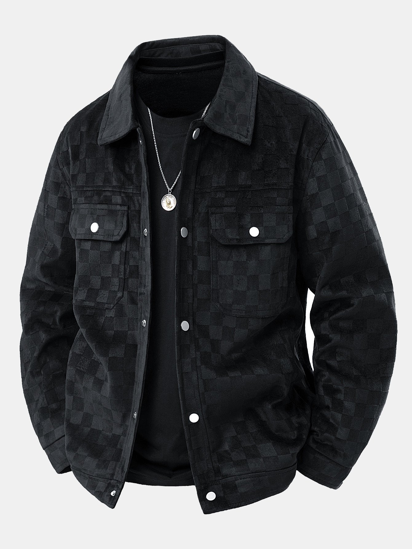 Tiled Suede Street Jacket